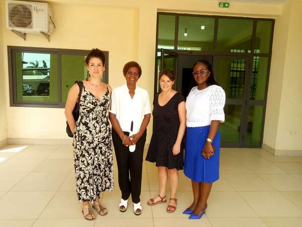 Visite de deux auditrices de justice françaises dans les locaux de l'Ecole de Formation des Profession Judiciaires (EFPJ)